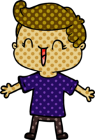 Cartoon lachender Junge png