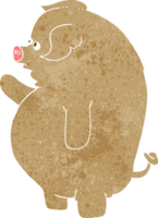 desenho animado gordo Cova png