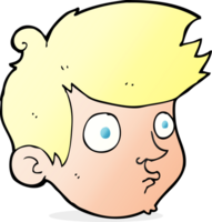 Cartoon starrender Junge png