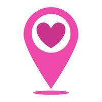 love location tags Icon vector