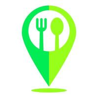 food location tags Icon vector