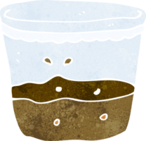 vaso de dibujos animados de ron png