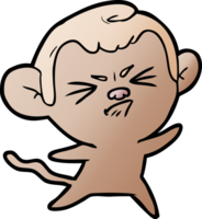 cartoon angry monkey png