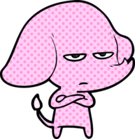 annoyed cartoon elephant png