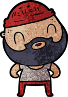 homme barbu de dessin animé png