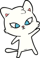 simpatico gatto cartone animato png