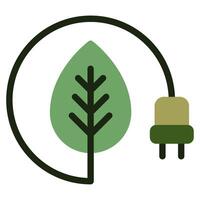 Green Energy Icon for web, app, infographic, etc vector