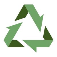 reciclar icono para web, aplicación, infografía, etc vector