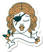 sticker of a human rogue character face png