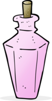 bouteille de parfum de parfum de dessin animé png