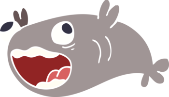 scarabocchio del fumetto di un pesce png