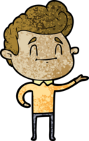 hombre feliz de dibujos animados png