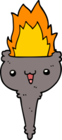 Cartoon flammender Kelch png