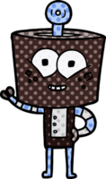 happy cartoon robot png