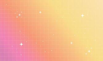 Gradient y2k background, Pastel Neon Holographic Mesh Gradient Abstract Background with Copy Space and Handdrawn Kawaii Y2K vector