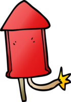 Cartoon-Doodle-Feuerwerk png