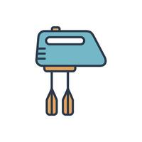 Mixer Icon Template Illustration Design vector