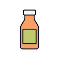 Bottle Icon Template Illustration Design vector