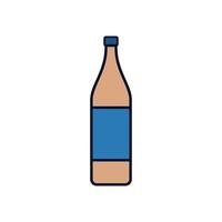 Bottle Icon Template Illustration Design vector