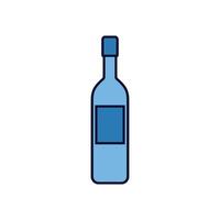 Bottle Icon Template Illustration Design vector