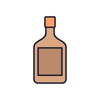 Bottle Icon Template Illustration Design vector