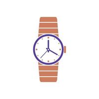muñeca reloj reloj icono plantilla, plano diseño ilustración diseño vector
