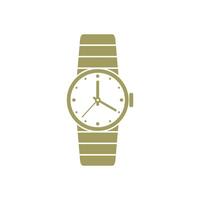 Wrist Watch Clock Icon Template, Flat Design Illustration Design vector