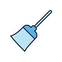 Broom Cleaning Service Icon Template EPS 10 vector