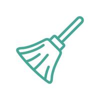 Broom Cleaning Service Icon Template EPS 10 vector