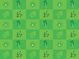 Abstract green organic background pattern vector