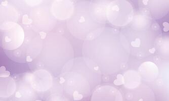 Blurred valentine's day background vector