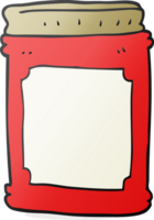 mano disegnato cartone animato marmellata vaso png