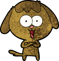 perro de dibujos animados lindo png