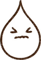 Blood Drop Charcoal Drawing png