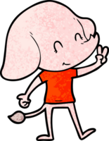 éléphant de dessin animé mignon png