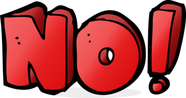 Cartoon kein Symbol png