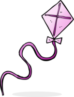 cartoon flying kite png