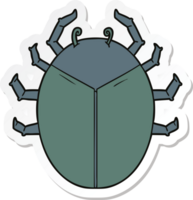 sticker of a giant bug cartoon png