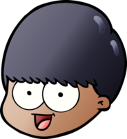 cartoon male face png