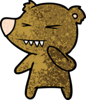 Björn tecknad serie karaktär png