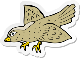 sticker of a cartoon bird png