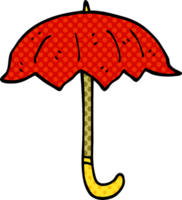 cartoon doodle open umbrella png