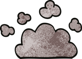 cartoon doodle weather cloud png