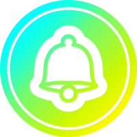 alt Glocke kreisförmig Symbol mit cool Gradient Fertig png