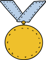 médaille de sport de dessin animé png