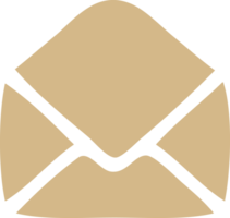 flat color retro cartoon of a paper envelope png