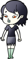 cute cartoon vampire girl png