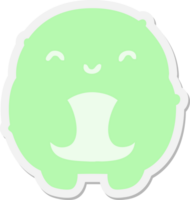 small frog sticker png