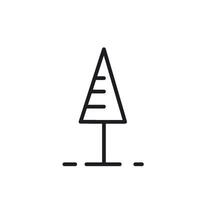 black pine tree icon element design template vector