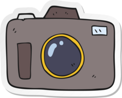 sticker van een tekenfilmcamera png